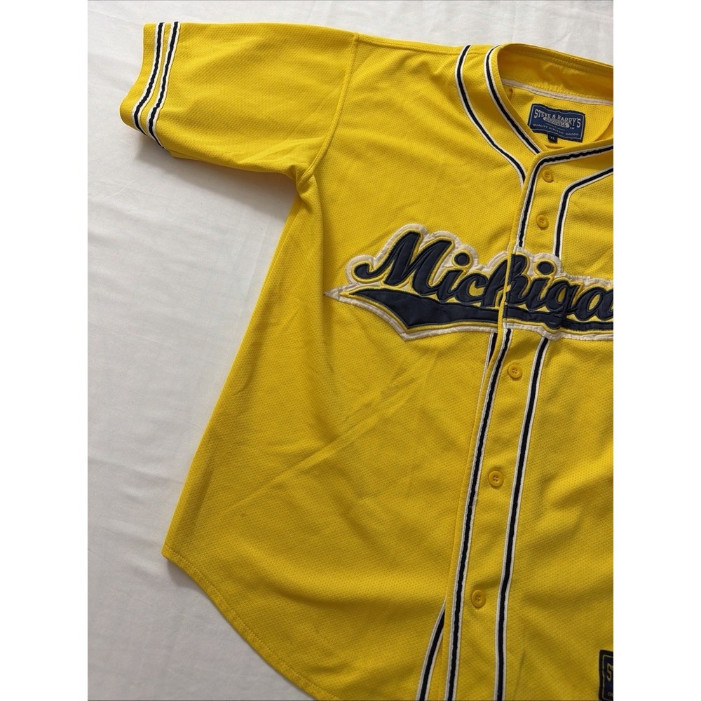 University of Michigan Steve & Barry's Baseball Jersey Extra Large XL Basketball - Picture 13 of 16